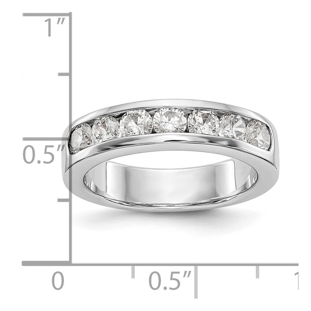 Platinum 7-Stone (Holds 7-3.4mm Round) Channel Band Mounting
