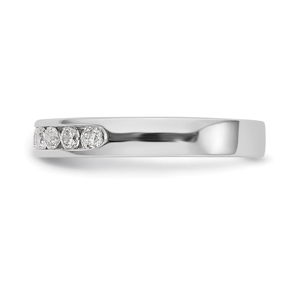 Platinum 9-Stone (Holds 9-2.3mm Round) Channel Band Mounting