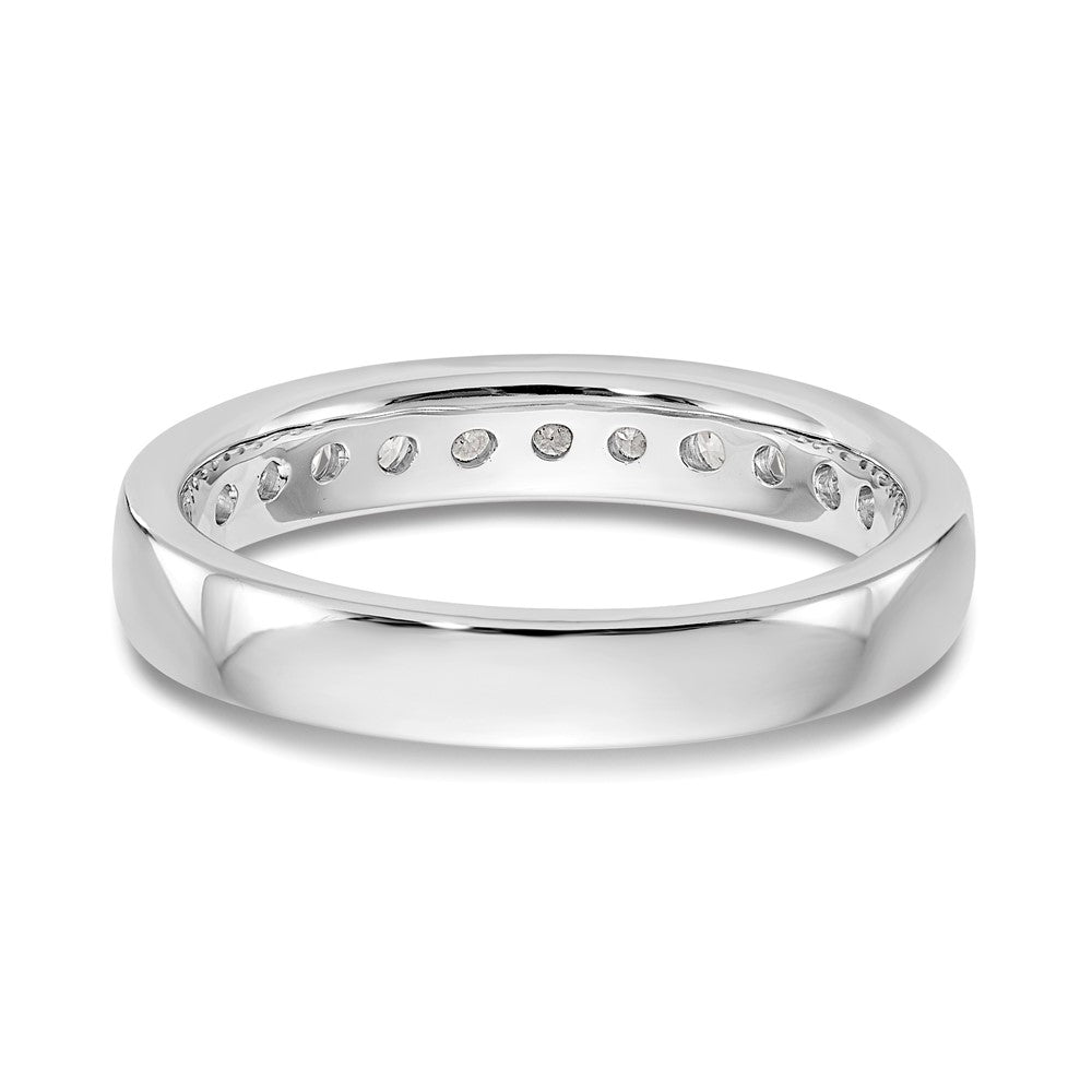 14k White Gold 11-Stone (Holds 11-2.25mm Round) Ladies Channel Band Mounting