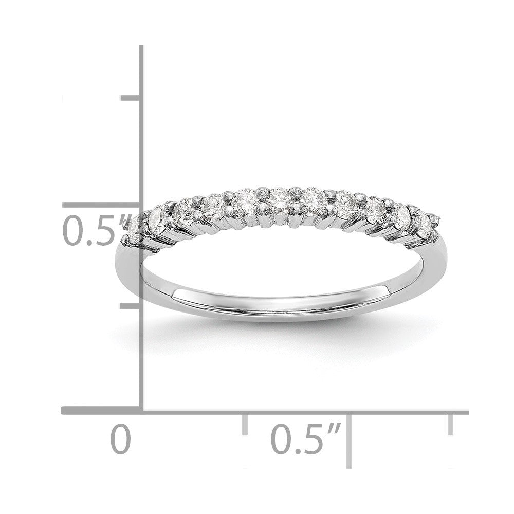Platinum 11-Stone (Holds 11-1.6mm Round) Wedding Band Mounting