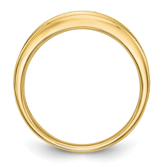14K Vintage 1/4 carat Complete Diamond Band