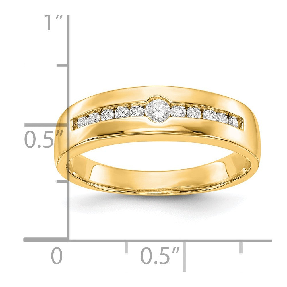 14K Lab Grown Diamond VS/SI+ G+ Men's Band