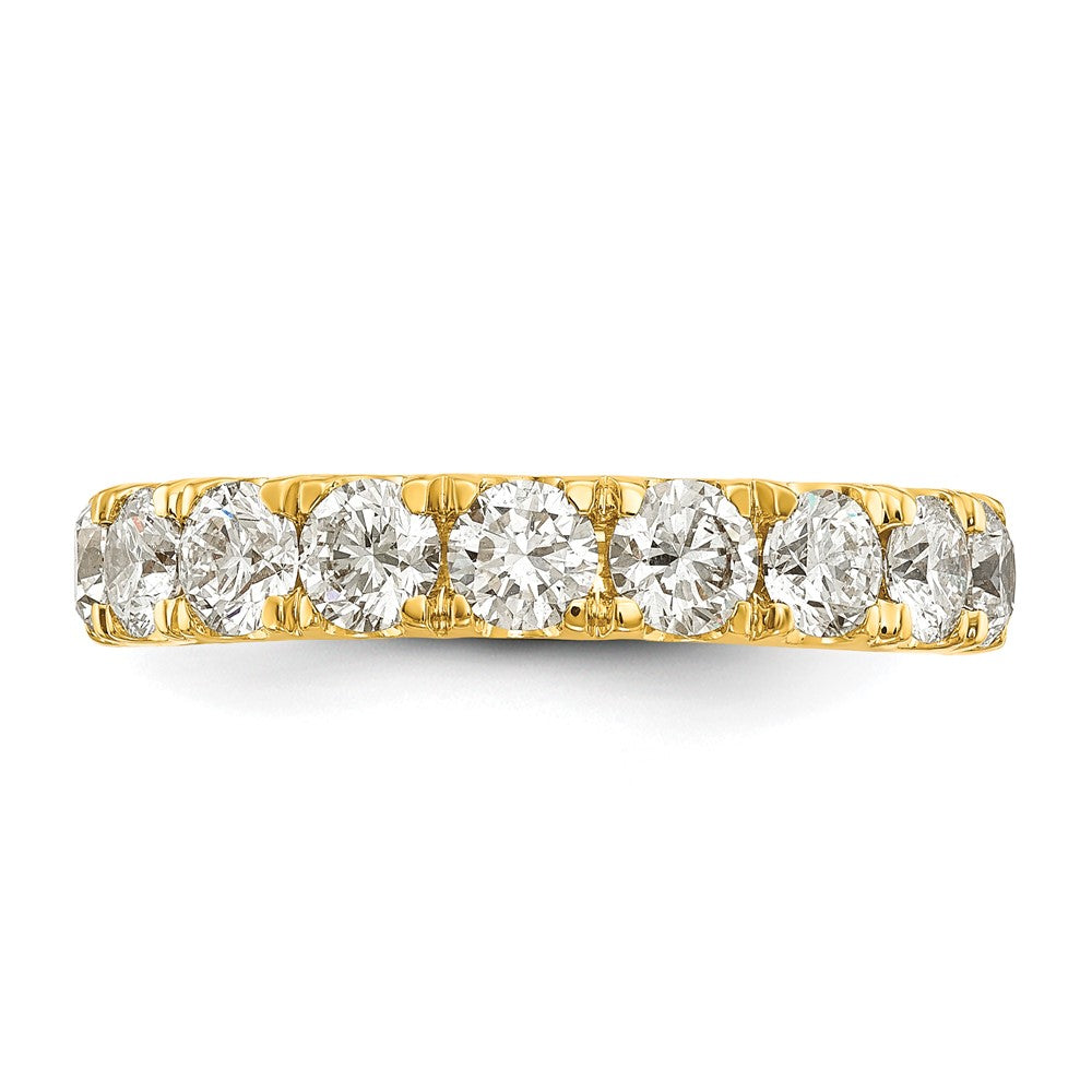 14k 1 1/2 carat Lab Grown Diamond VS/SI+ G+ Complete Wedding Band