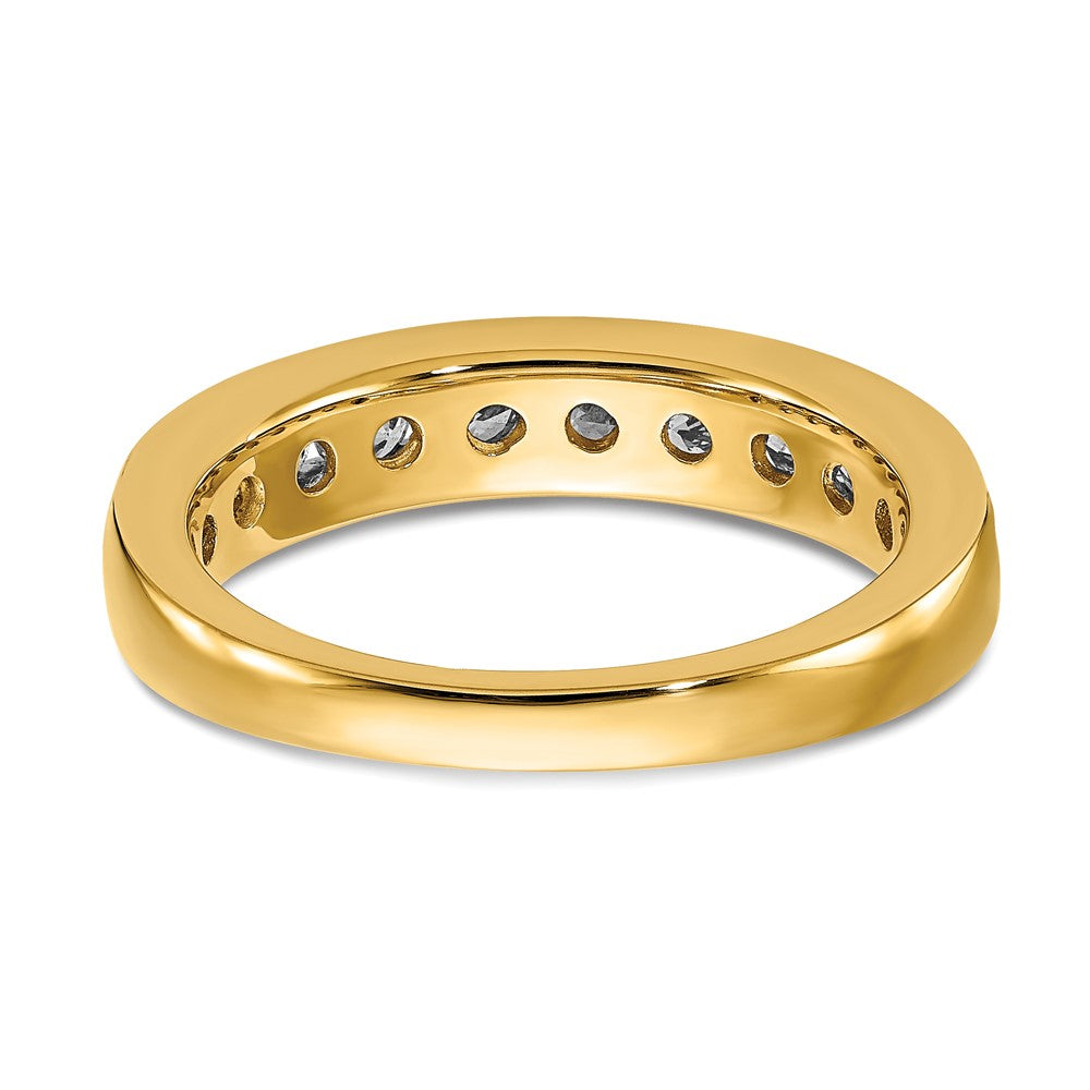 14k 1 carat Lab Grown Diamond VS+ F+ Complete Channel Set Band