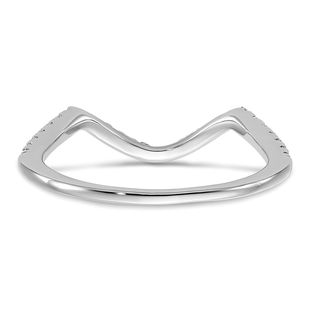 14K White Gold Lab Grown Diamond VS/SI+ G+ Wedding Band