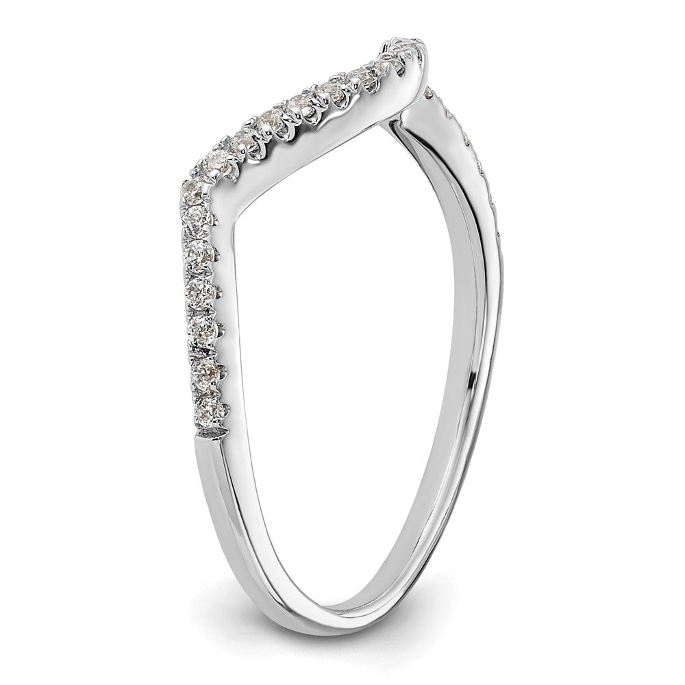 14K White Gold Lab Grown Diamond VS/SI+ G+ Wedding Band