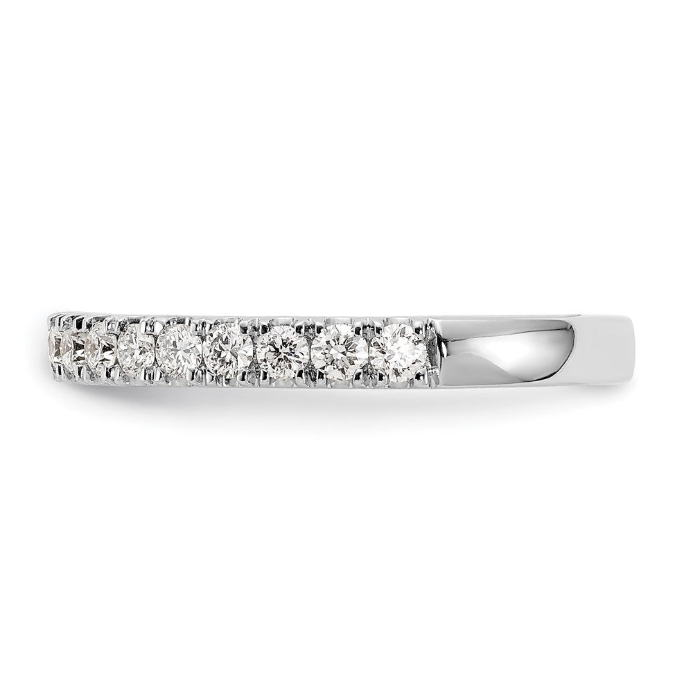 14k White Gold 1/2 carat Lab Grown Diamond VS/SI+ G+ Complete Wedding Band