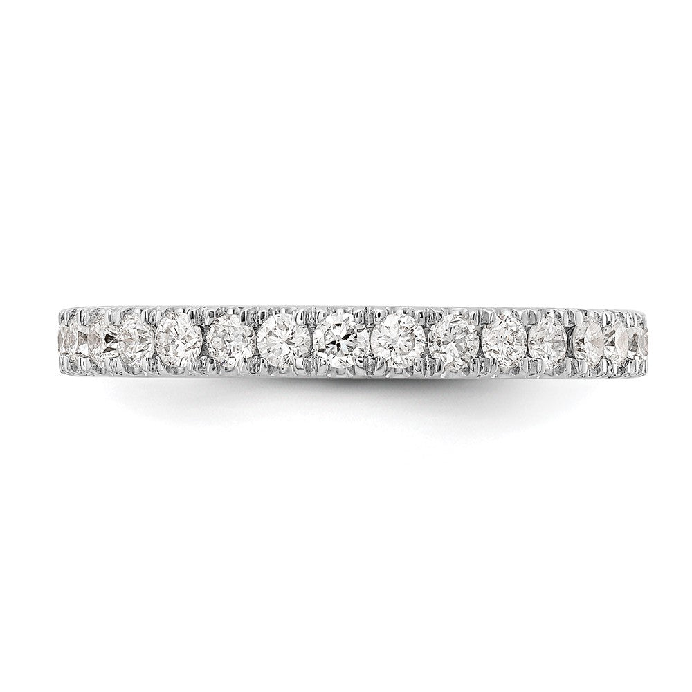 14k White Gold 1/2 carat Lab Grown Diamond VS/SI+ G+ Complete Wedding Band