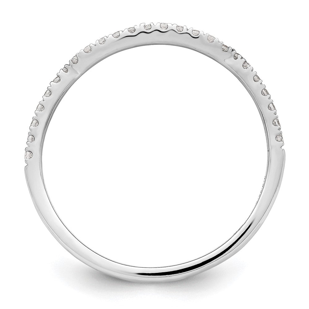 14K White Gold Lab Grown Diamond VS/SI+ G+ Band