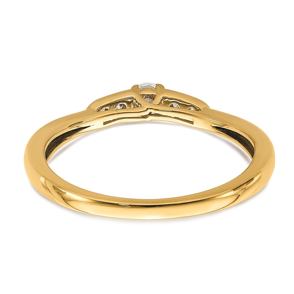 First Promise 14k 1/8 carat Round Diamond Complete Promise/Engagement Ring