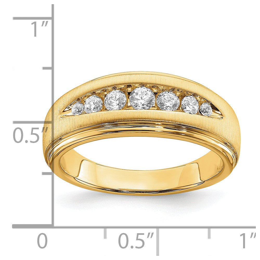10K Lab Grown Diamond, VS/SI+ G+ Men's Ring
