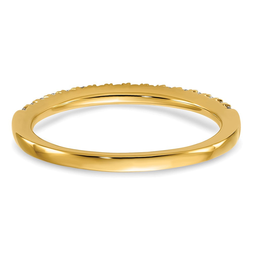 14k 1/4 carat Lab Grown Diamond VS/SI+ G+ Complete Wedding Band