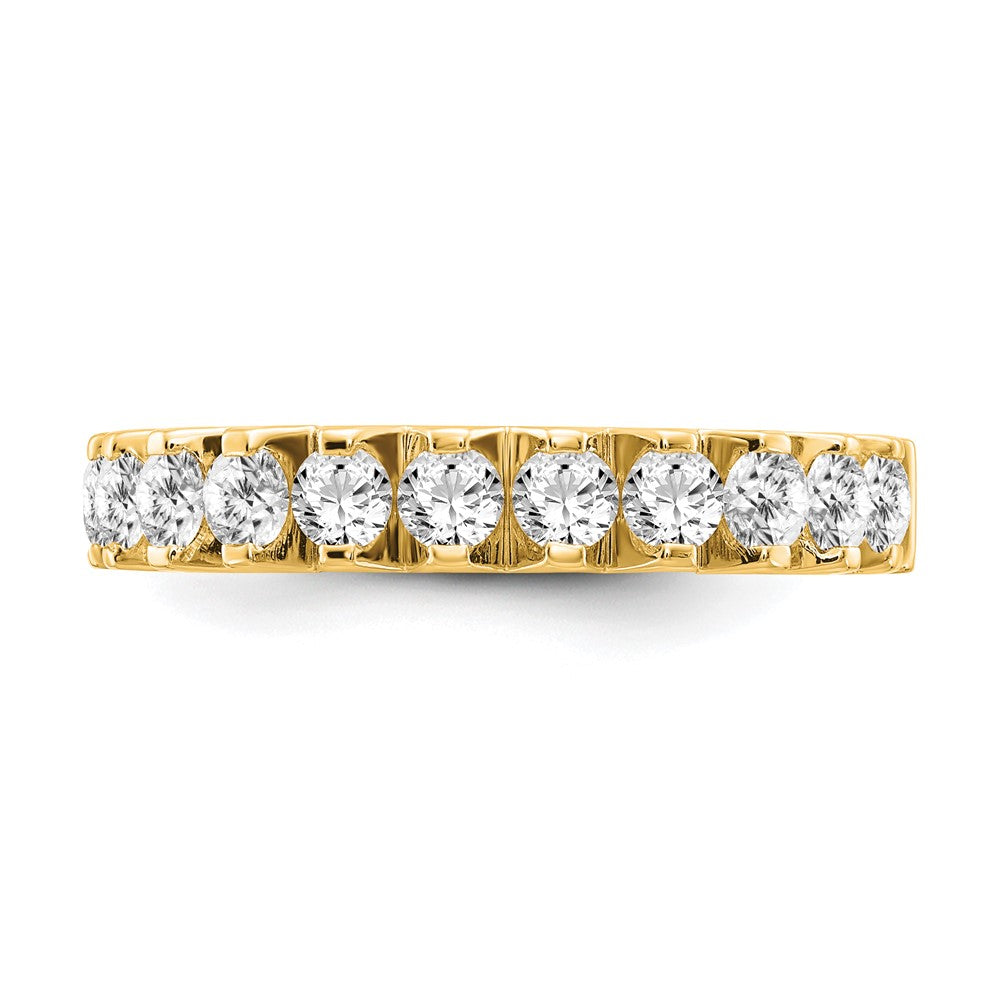 14k 1 carat Lab Grown Diamond VS/SI+ G+ Complete Ring