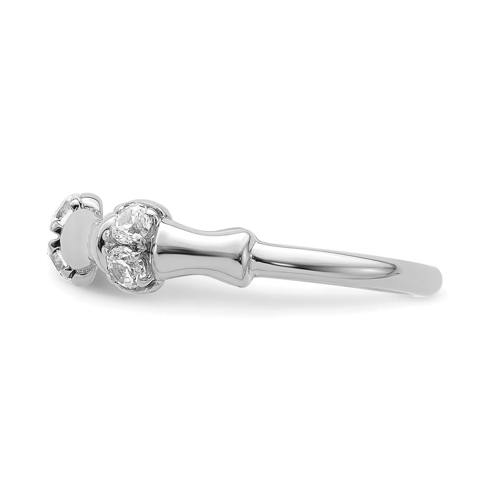 14K White Gold Lab Grown Diamond VS/SI+ G+ Fancy Ring
