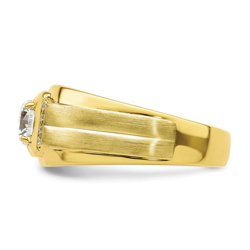 IBGoodman 10k 7/8 carat Lab Grown Diamond VS/SI+ G+ Complete Men's Ring