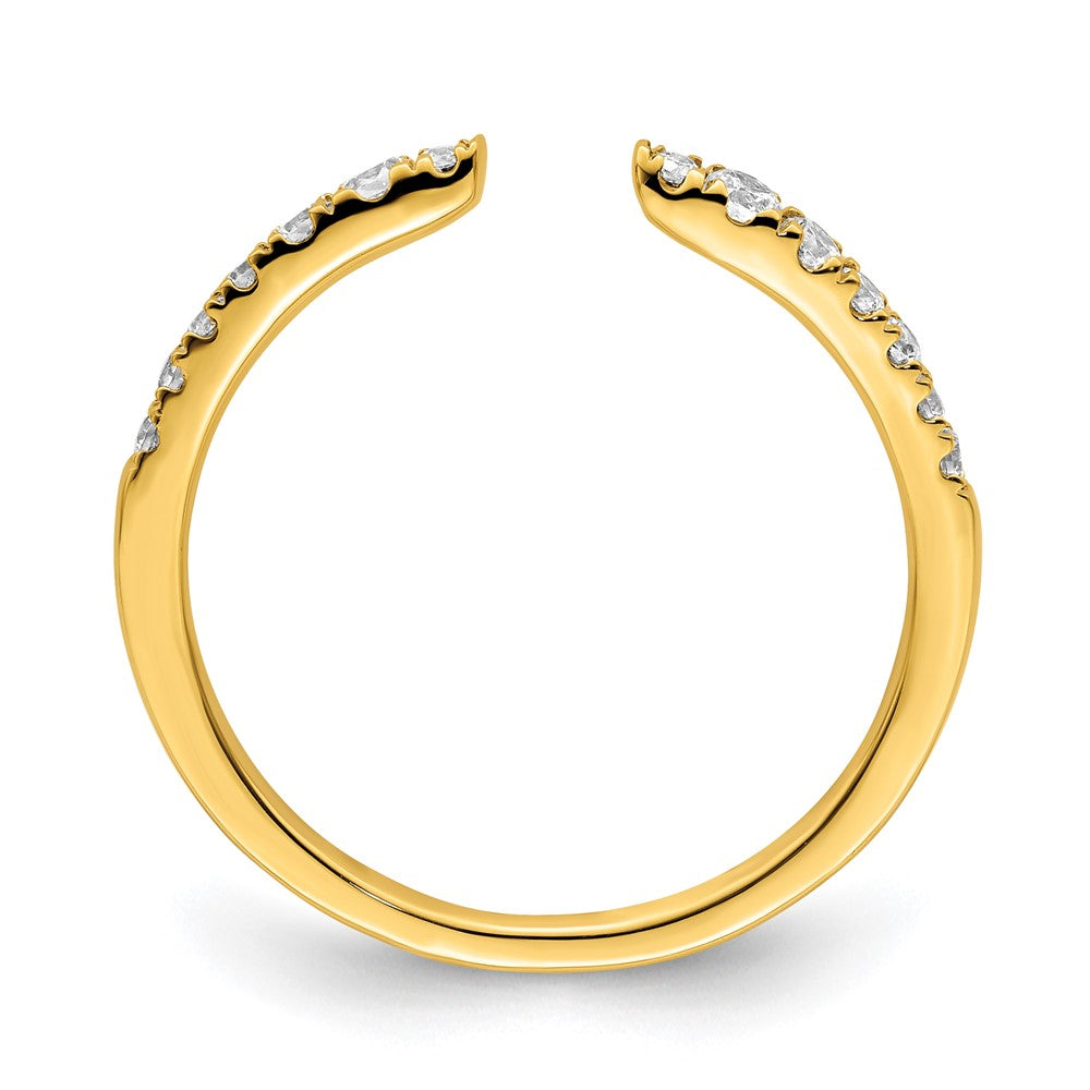 True Origin 14K Yellow Gold 1/4 carat Lab Grown Diamond VS+ F+ Complete Band