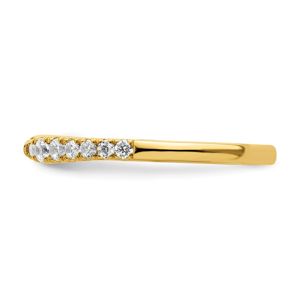 True Origin 14K Yellow Gold 1/4 carat Lab Grown Diamond VS+ F+ Complete Band