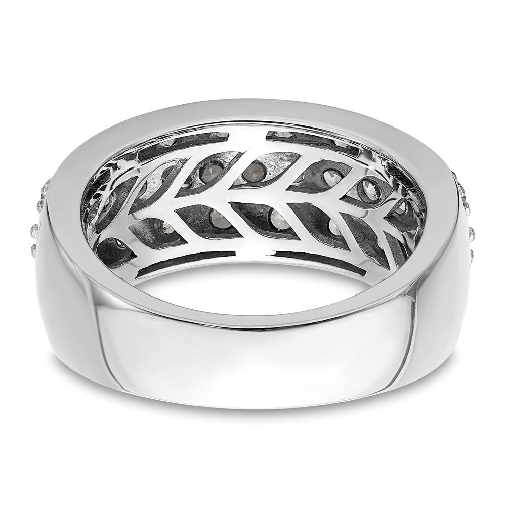 14K White Gold Lab Grown Diamond VS/SI+ G+ Band