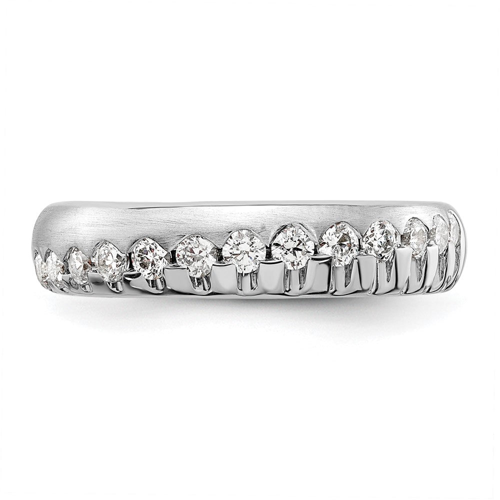 14K White Gold Lab Grown Diamond VS/SI+ G+ Band