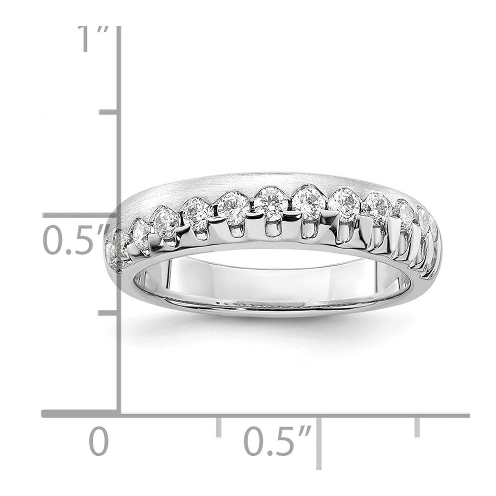 14K White Gold Lab Grown Diamond VS/SI+ G+ Band