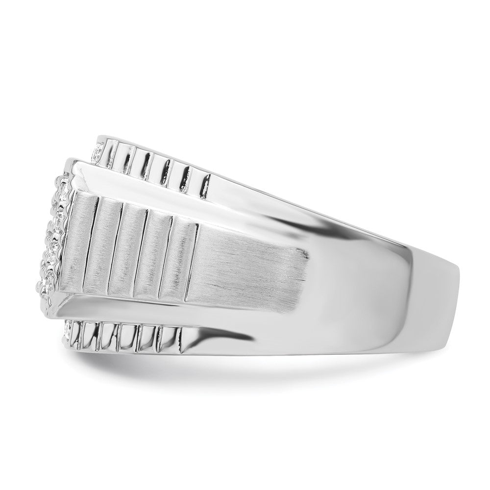 IBGoodman 14k White Gold 7/8 carat Lab Grown Diamond VS/SI+ G+ Men's Ring