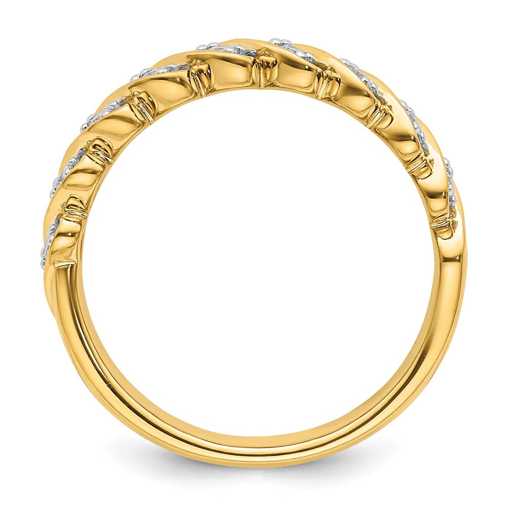 14k 1/3 carat Lab Grown Diamond VS/SI+ G+ Complete Wedding Band