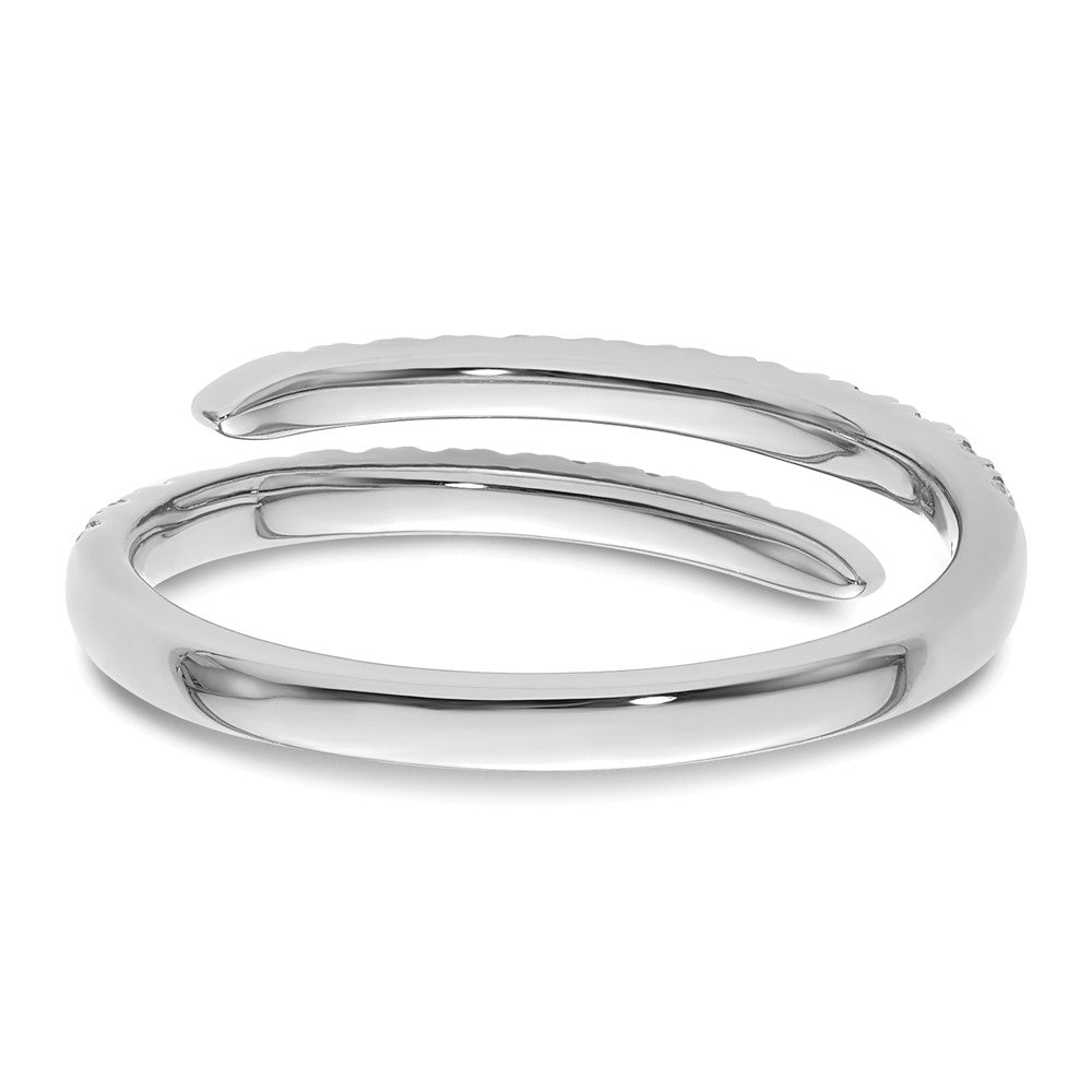 True Origin 14K White Gold 3/8 carat Lab Grown Diamond VS+ F+ Complete Fashion Band