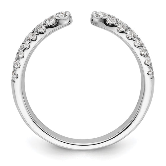 True Origin 14K White Gold 3/4 carat Lab Grown Diamond VS+ F+ Complete Wedding Band