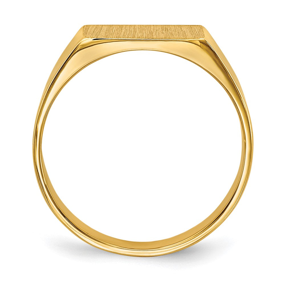 10ky 5.5x10.5mm Closed Back Signet Ring