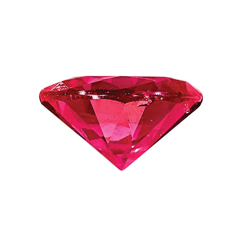 Ruby AA Quality 1.25mm Round Diamond-Cut
