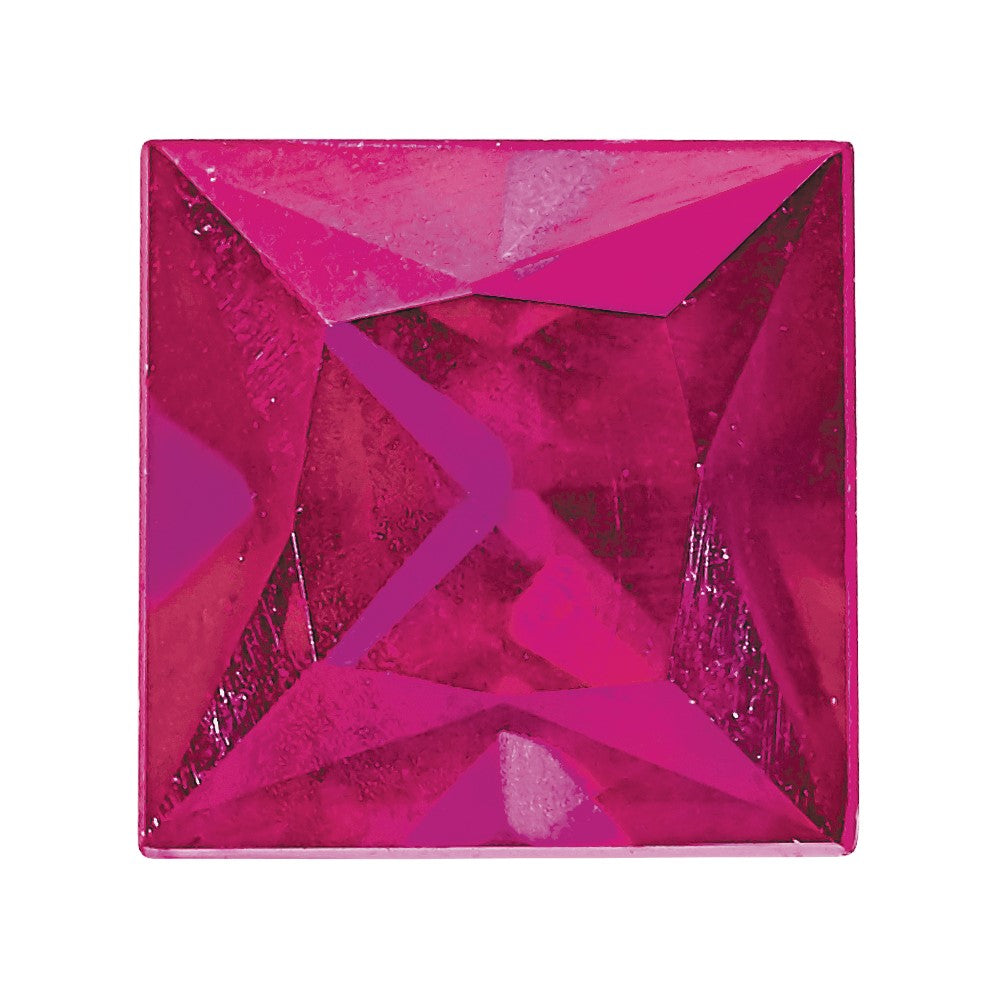 Ruby A Quality 3mm Princess