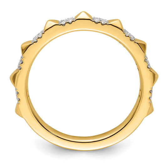 14k Stackable Expressions Diamond Ring