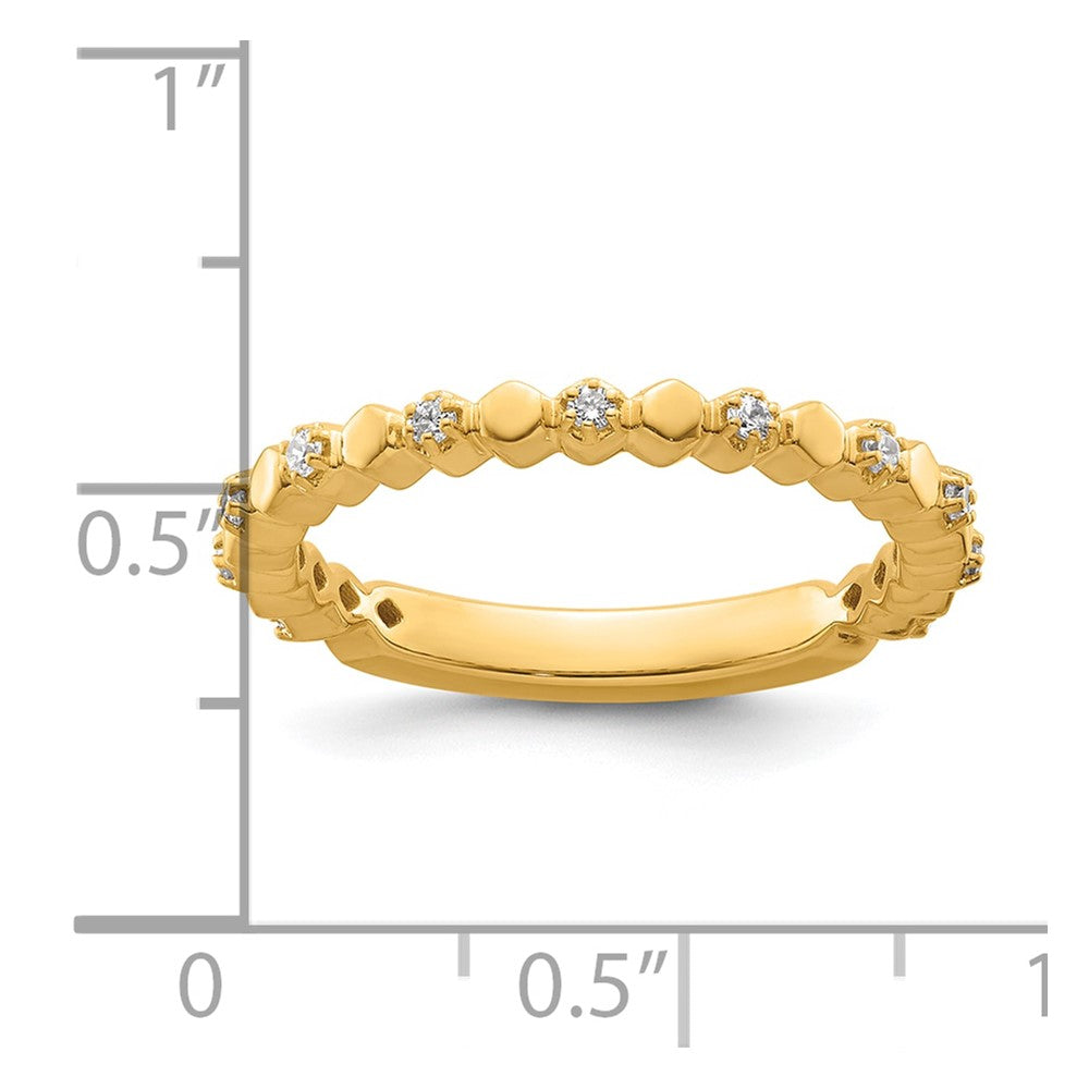 14k Stackable Expressions Diamond Ring