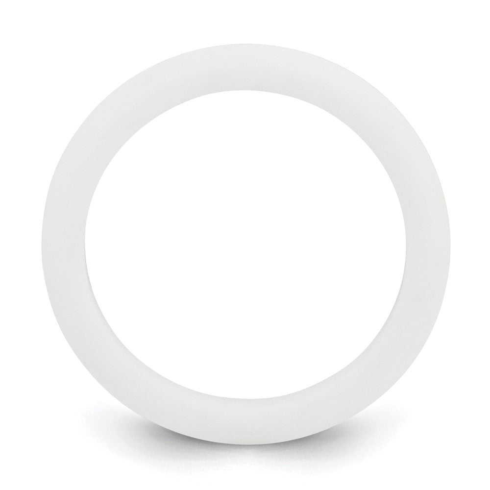 Silicone White 3mm Band