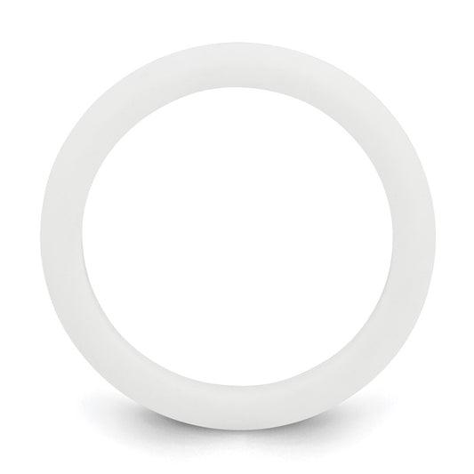 Silicone White 3mm Band