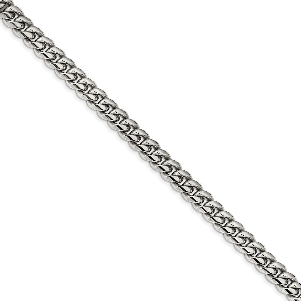 Chisel Stainless Steel Polished 8.25 inch Curb Bracelet