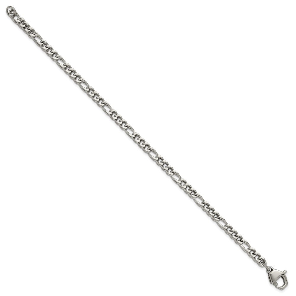 Chisel Stainless Steel Polished 4mm 8.5 inch Franco Chain Bracelet
