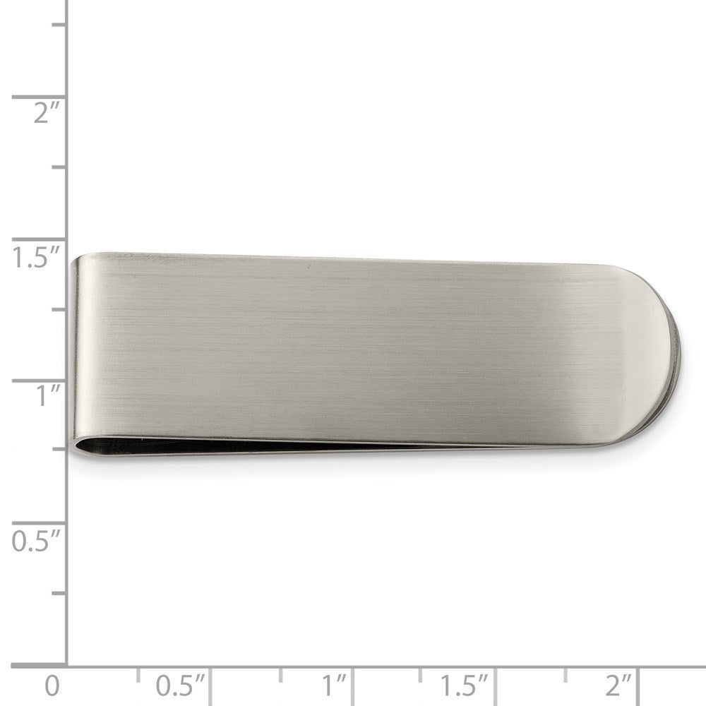 Chisel Stainless Steel Brushed Money Clip