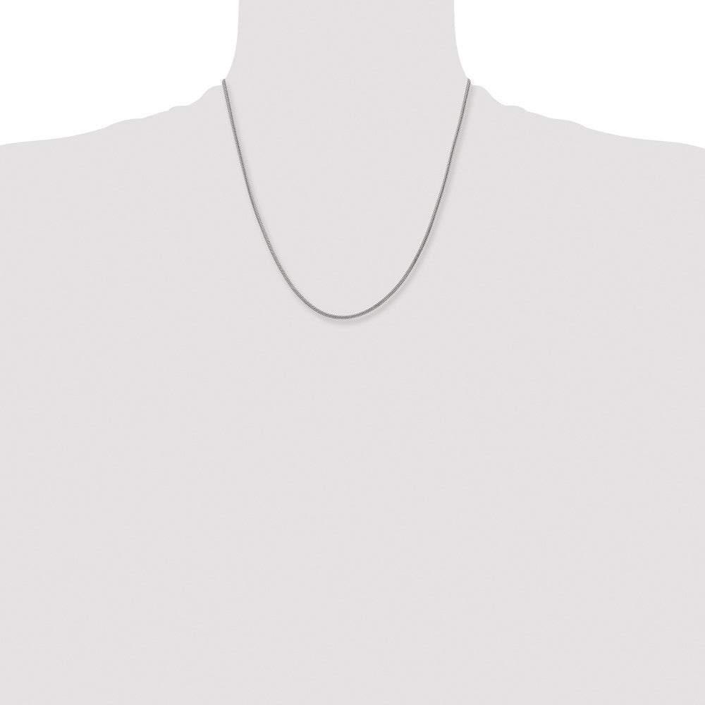 Chisel Stainless Steel Polished 2mm 20 inch Snake Chain