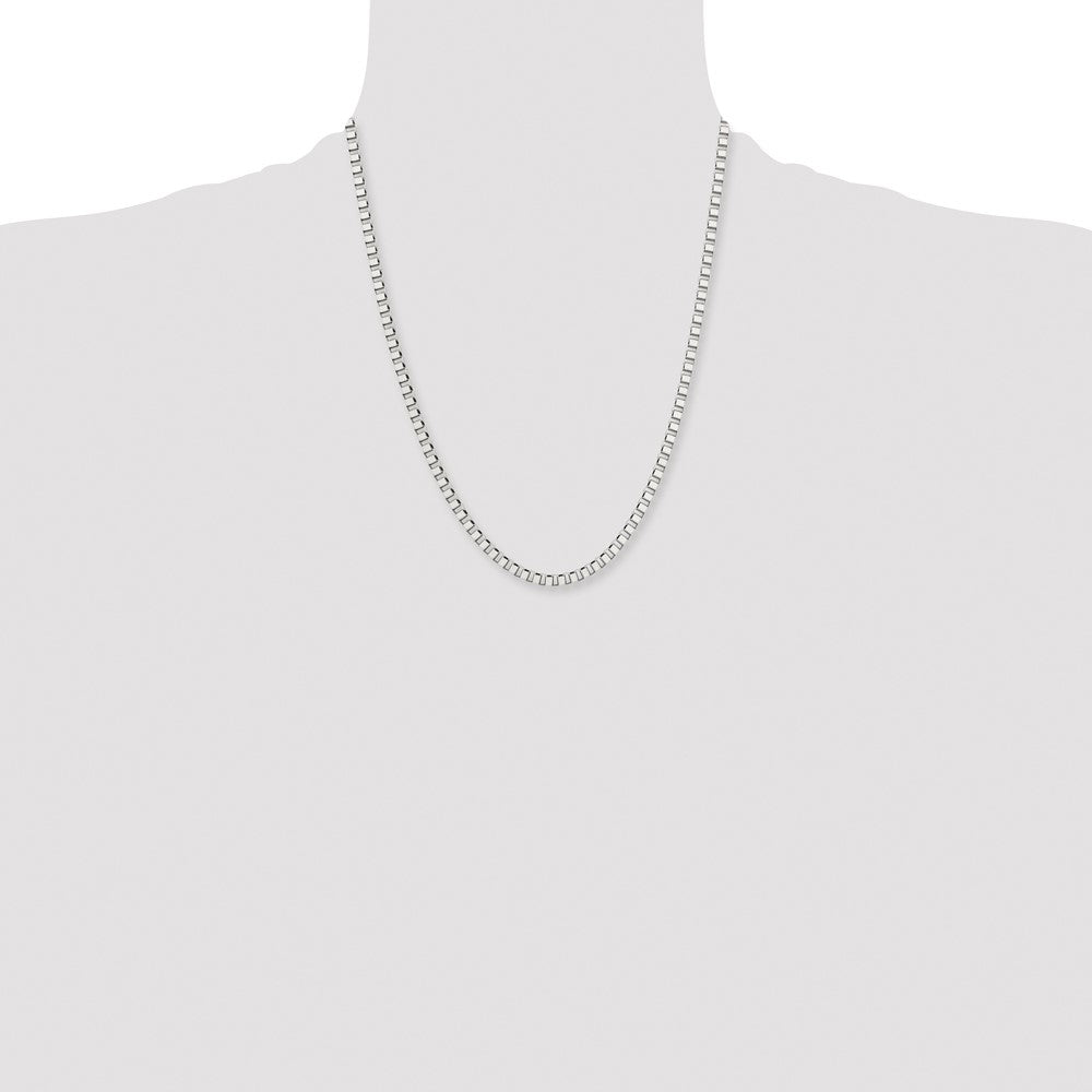 Chisel Stainless Steel Polished 4mm 22 inch Box Chain