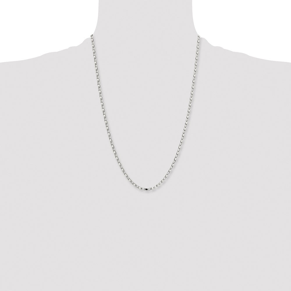 Chisel Stainless Steel Polished 24 inch Fancy Link Chain