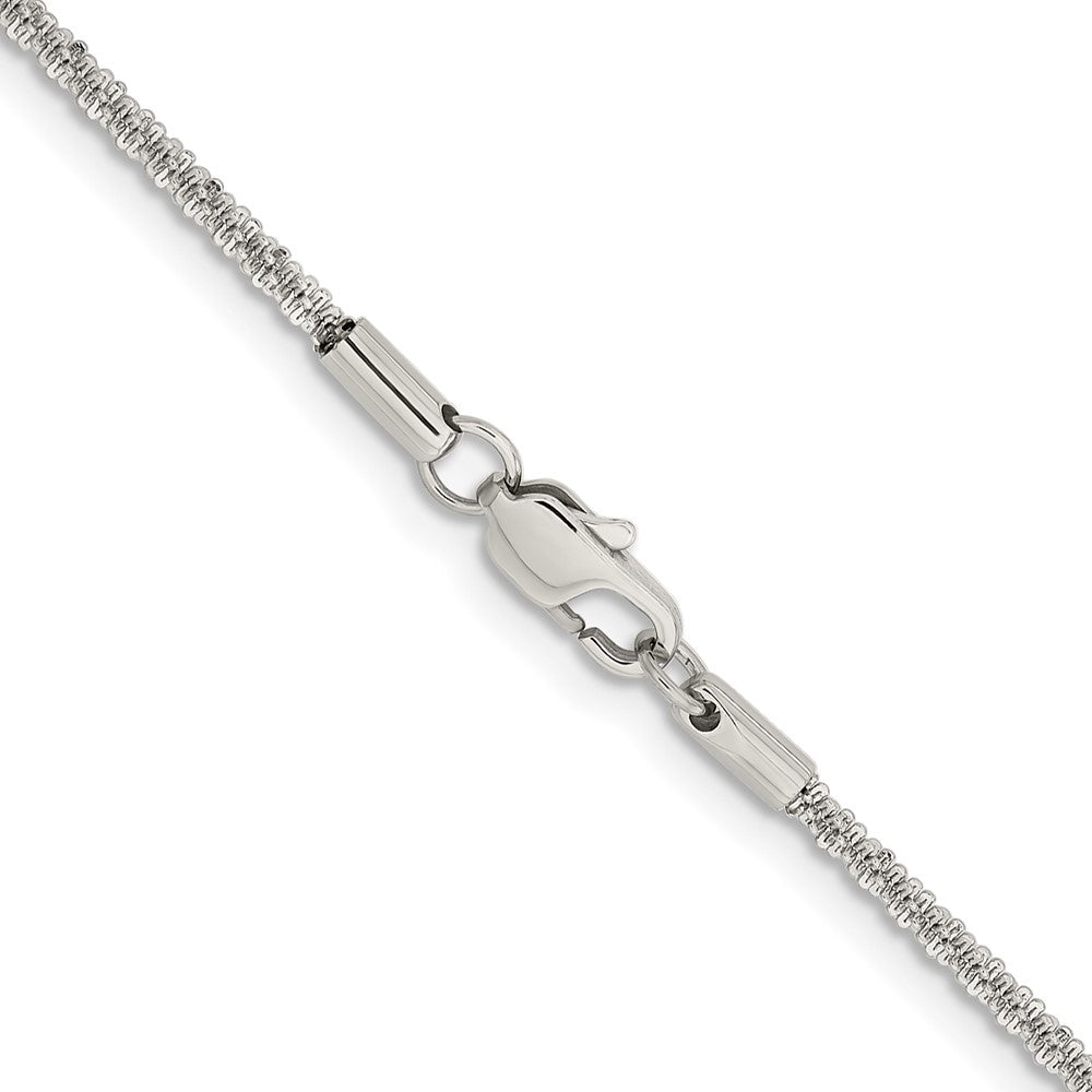 Chisel Stainless Steel Polished 2.2mm 20 inch Cyclone Chain