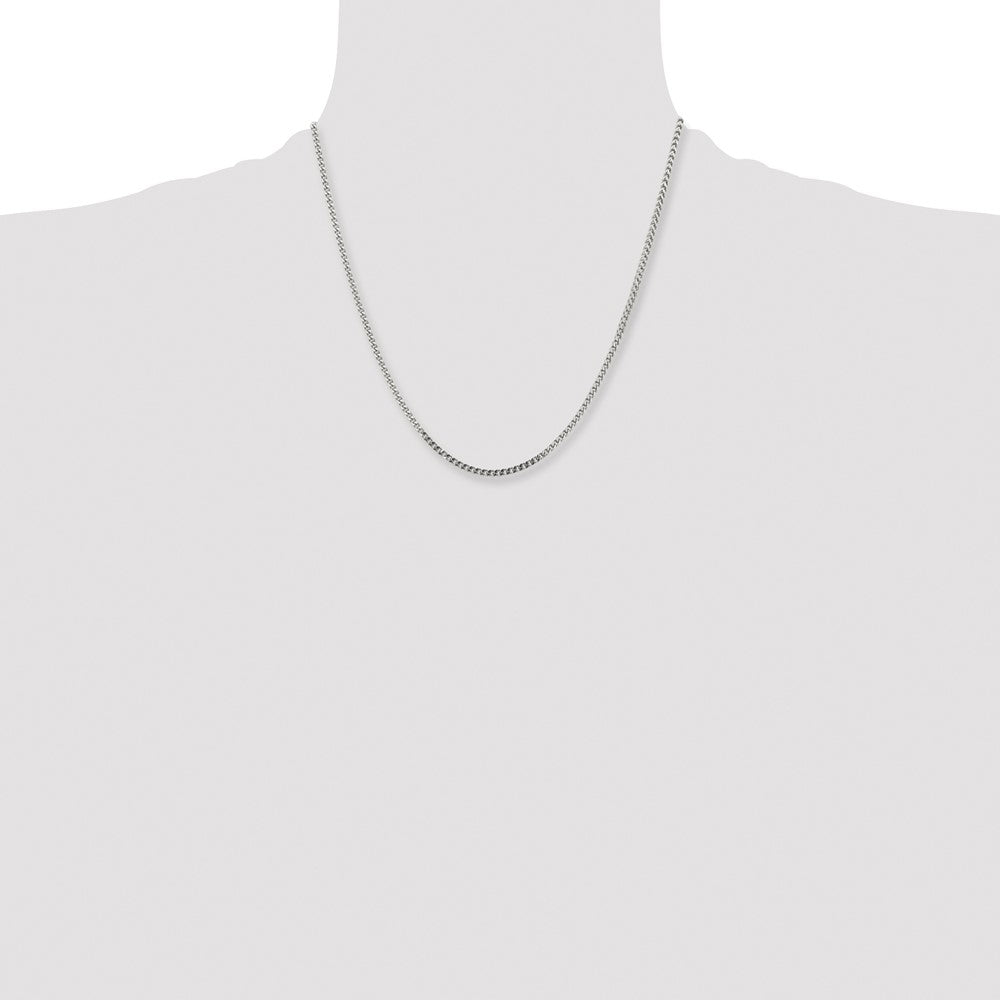 Chisel Stainless Steel Polished 2.5mm 20 inch Franco Chain