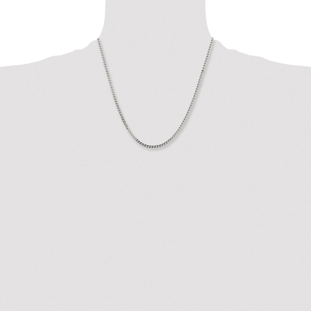 Chisel Stainless Steel Polished 3mm 20 inch Franco Chain