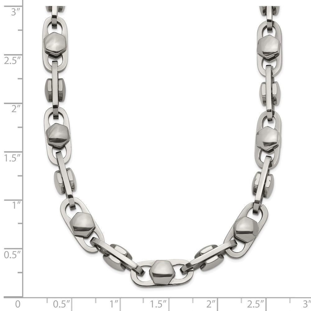 Chisel Stainless Steel Polished 6.50mm 24 inch Necklace