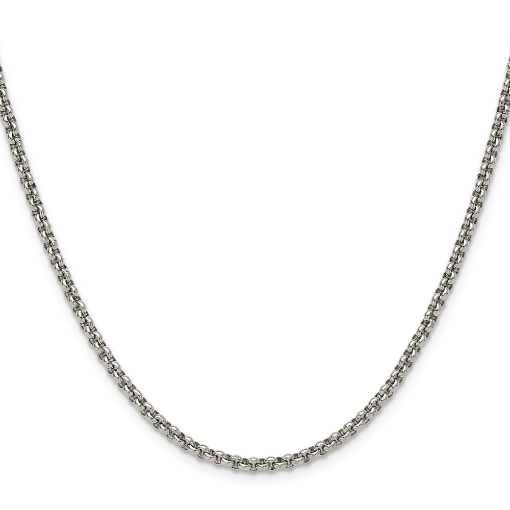 Chisel Stainless Steel Polished 3mm 22 inch Rolo Chain
