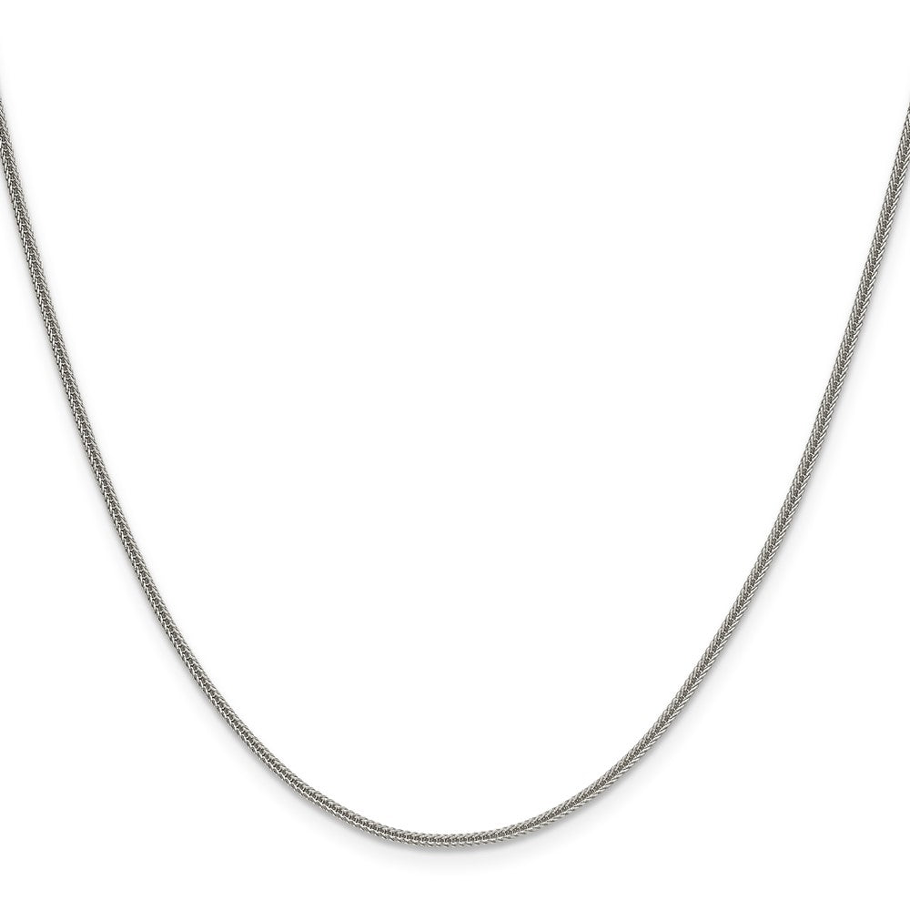 Chisel Stainless Steel Polished 1.5mm 24 inch Square Wheat Chain
