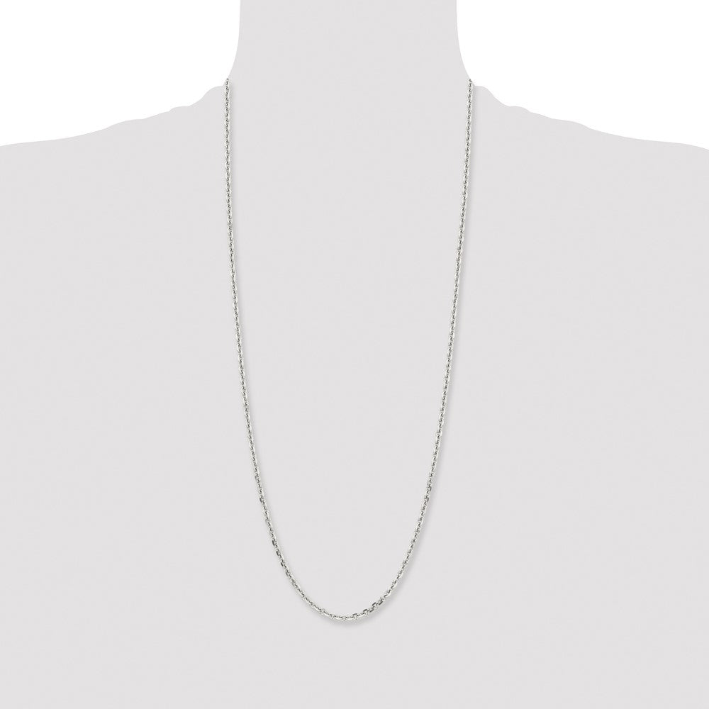 Chisel Stainless Steel Polished Diamond-cut 4.3mm 30 ichn Cable Chain