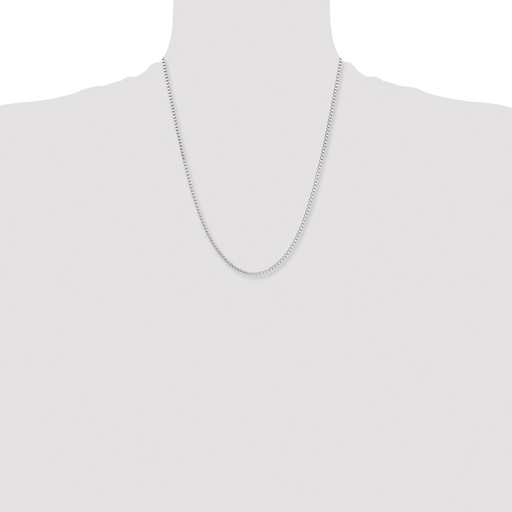 Chisel Stainless Steel Polished 2.4mm 22 inch Box Chain