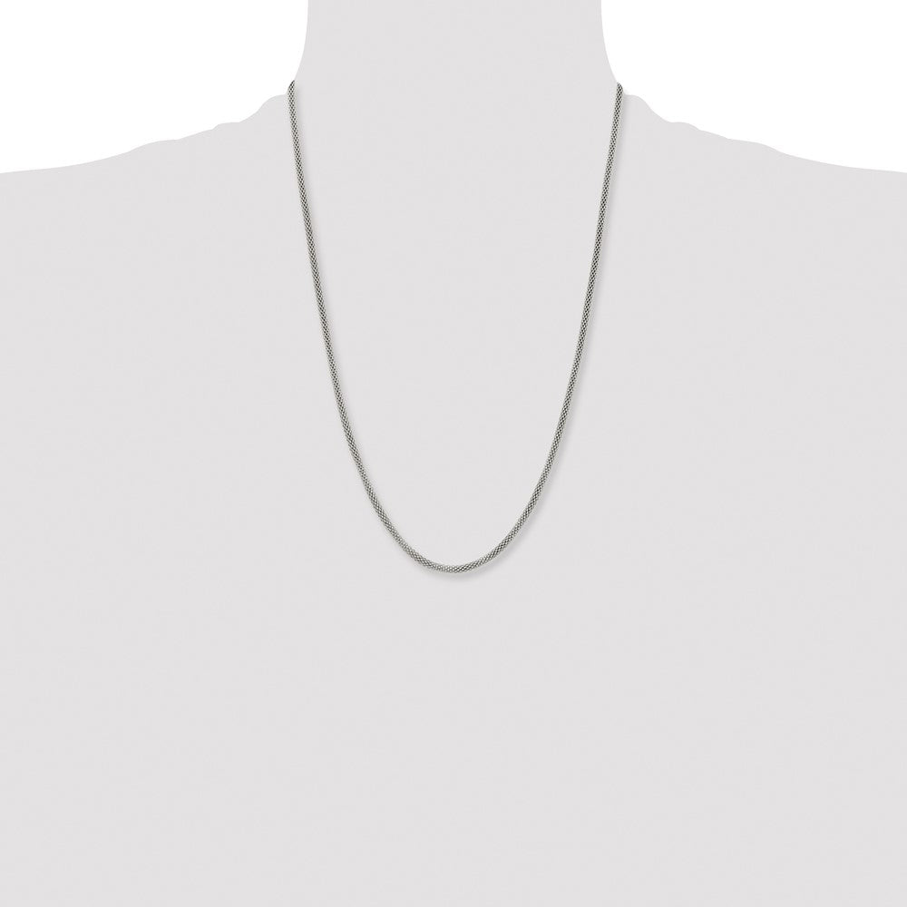 Chisel Stainless Steel Polished 3.2mm 24 inch Bismark Chain
